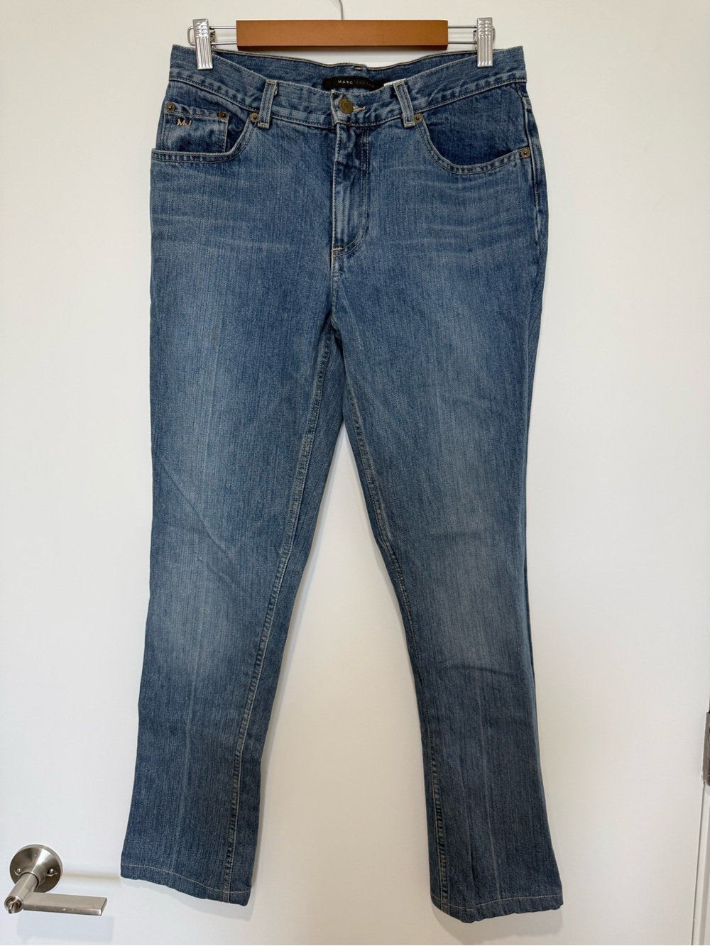 Marc Jacobs Medium Blue Straight-Leg Jeans